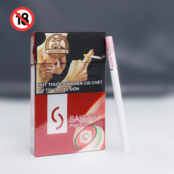 Thuốc lá Saigon Capsule Peach Bấm Đào The