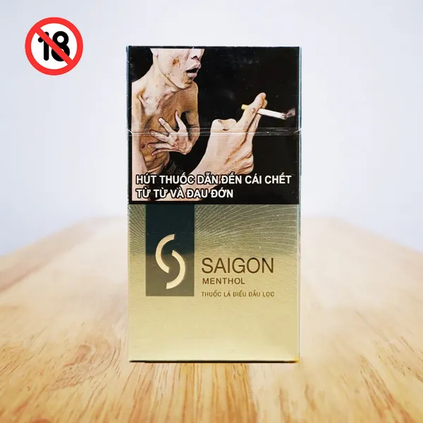 Thuốc lá Saigon Menthol Bạc Hà (Sài Gòn Xanh)